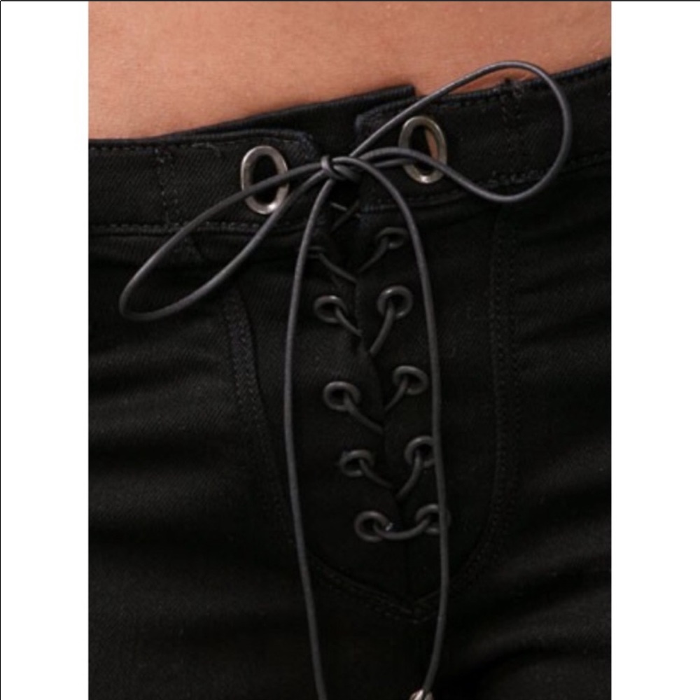 J Brand Duarte Lace Up Jean Size 27